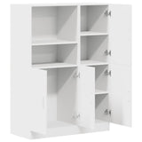 Ensemble d'armoires de cuisine 2 pcs blanc bois d'ingénierie