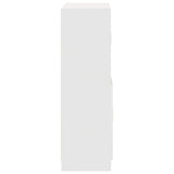 Ensemble d'armoires de cuisine 2 pcs blanc bois d'ingénierie