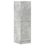 Ensemble d'armoires de cuisine 2 pcs gris béton bois ingénierie