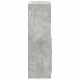 Ensemble d'armoires de cuisine 2 pcs gris béton bois ingénierie