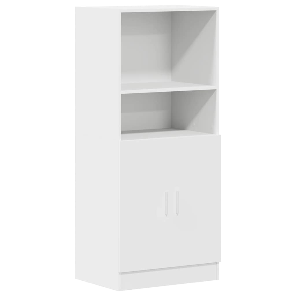 Ensemble d'armoires de cuisine 3 pcs blanc bois d'ingénierie