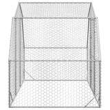 Chicken coop 2.5x2x2.25 m galvanized steel