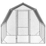 Chicken coop with roof 2.5x2x2.25 m galvanized steel