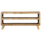 Meuble TV 105x46x32 cm bois massif de manguier brut