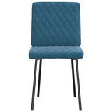 Dining chairs set of 2 Blue Velvet