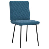 Dining chairs set of 2 Blue Velvet