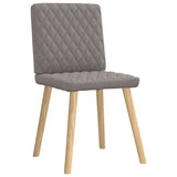 Chaises à manger lot de 2 taupe tissu