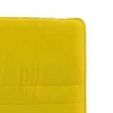 Chaise à manger Jaune Velours