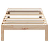 Cadre de lit sans matelas 90x200 cm bois de pin massif