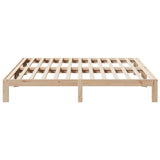 Bed frame without mattress 180x200 cm solid pine wood