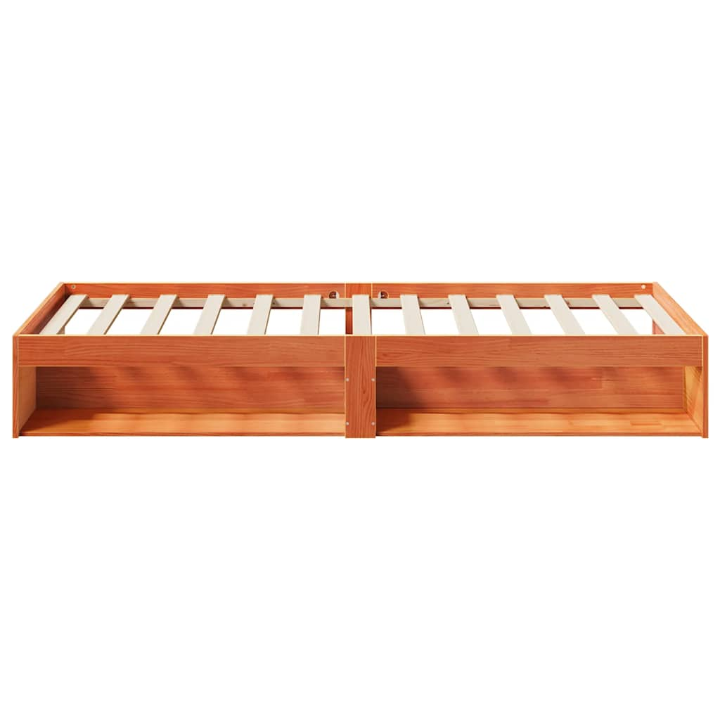 Lit de jour sans matelas cire marron 80x200 cm bois pin massif