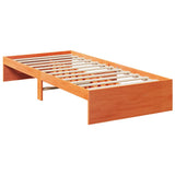 Lit de jour sans matelas cire marron 75x190 cm pin massif