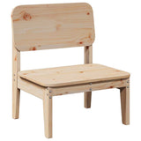 Chaise de jardin 60x52,5x72 cm bois de pin massif