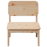 Chaise de jardin 60x52,5x72 cm bois de pin massif