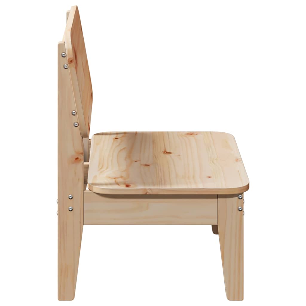 Chaise de jardin 60x52,5x72 cm bois de pin massif