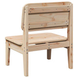 Chaise de jardin 60x52,5x72 cm bois de pin massif