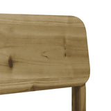 Chaise de jardin 60x52,5x72 cm bois de pin imprégné