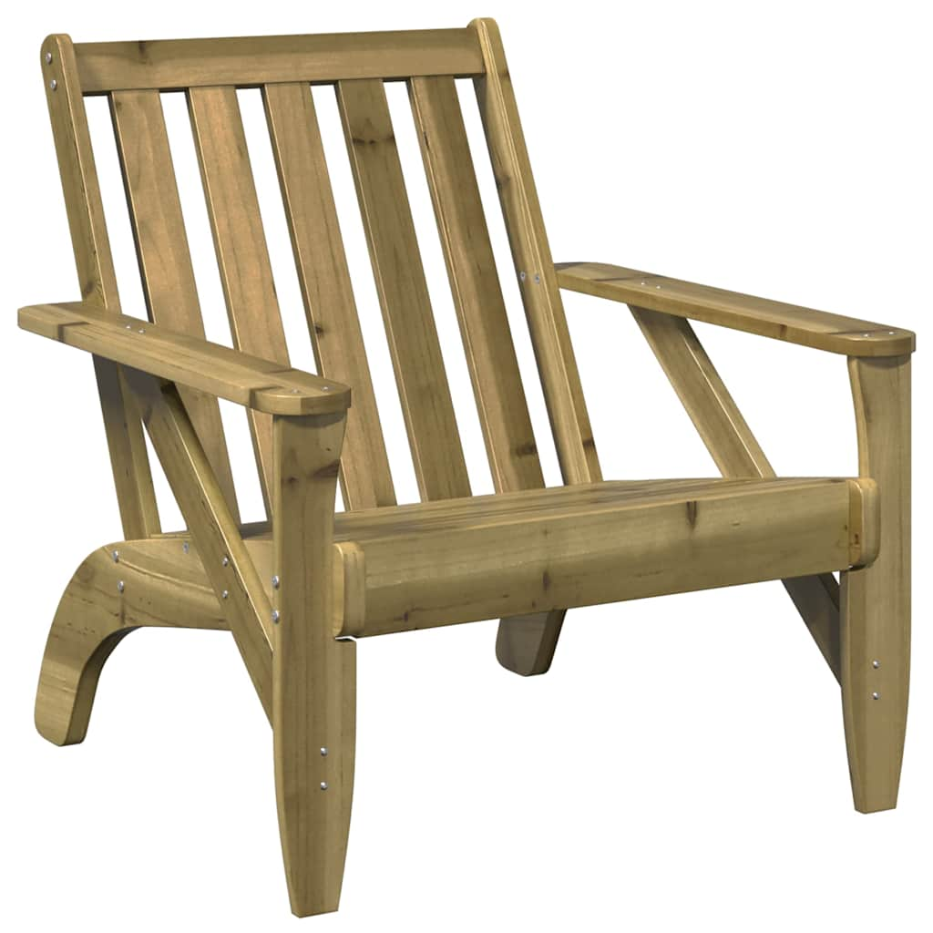 Chaises de jardin adirondack lot de 2 75x77x77 cm