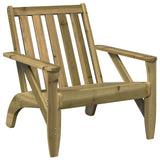 Chaises de jardin adirondack lot de 2 75x77x77 cm