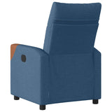 Fauteuil inclinable électrique Bleu Tissu