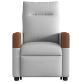 Fauteuil inclinable gris nuage tissu