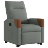 Fauteuil inclinable Gris foncé Tissu