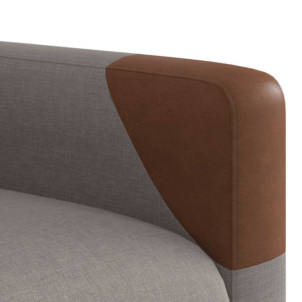 Fauteuil inclinable taupe tissu