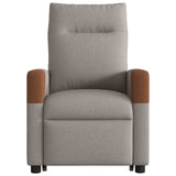 Fauteuil inclinable taupe tissu