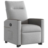 Fauteuil inclinable gris nuage tissu