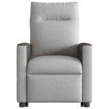 Fauteuil inclinable gris nuage tissu