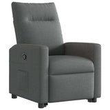 Fauteuil inclinable Gris foncé Tissu