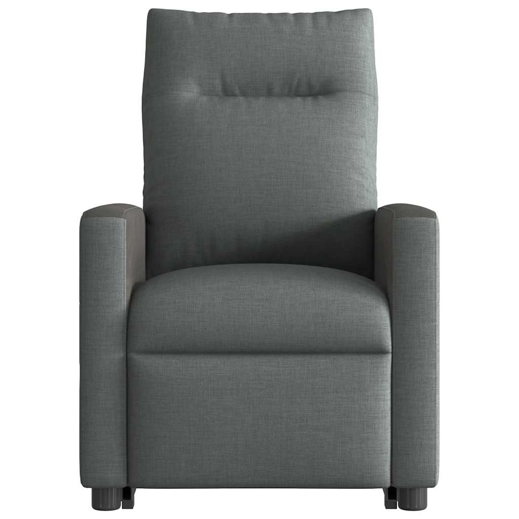 Fauteuil inclinable Gris foncé Tissu