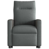 Fauteuil inclinable Gris foncé Tissu