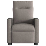 Fauteuil inclinable taupe tissu