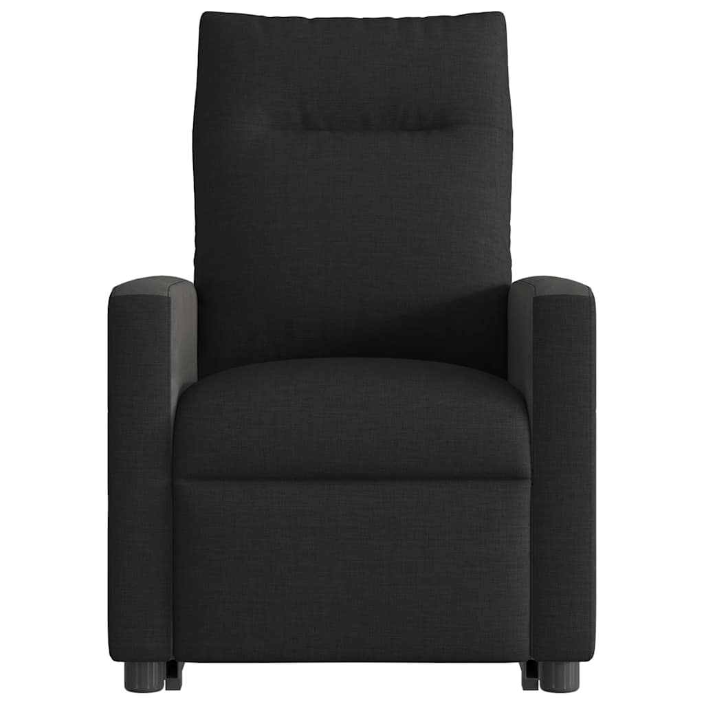 Fauteuil inclinable électrique noir tissu