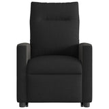 Fauteuil inclinable électrique noir tissu