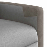 Fauteuil inclinable gris nuage tissu