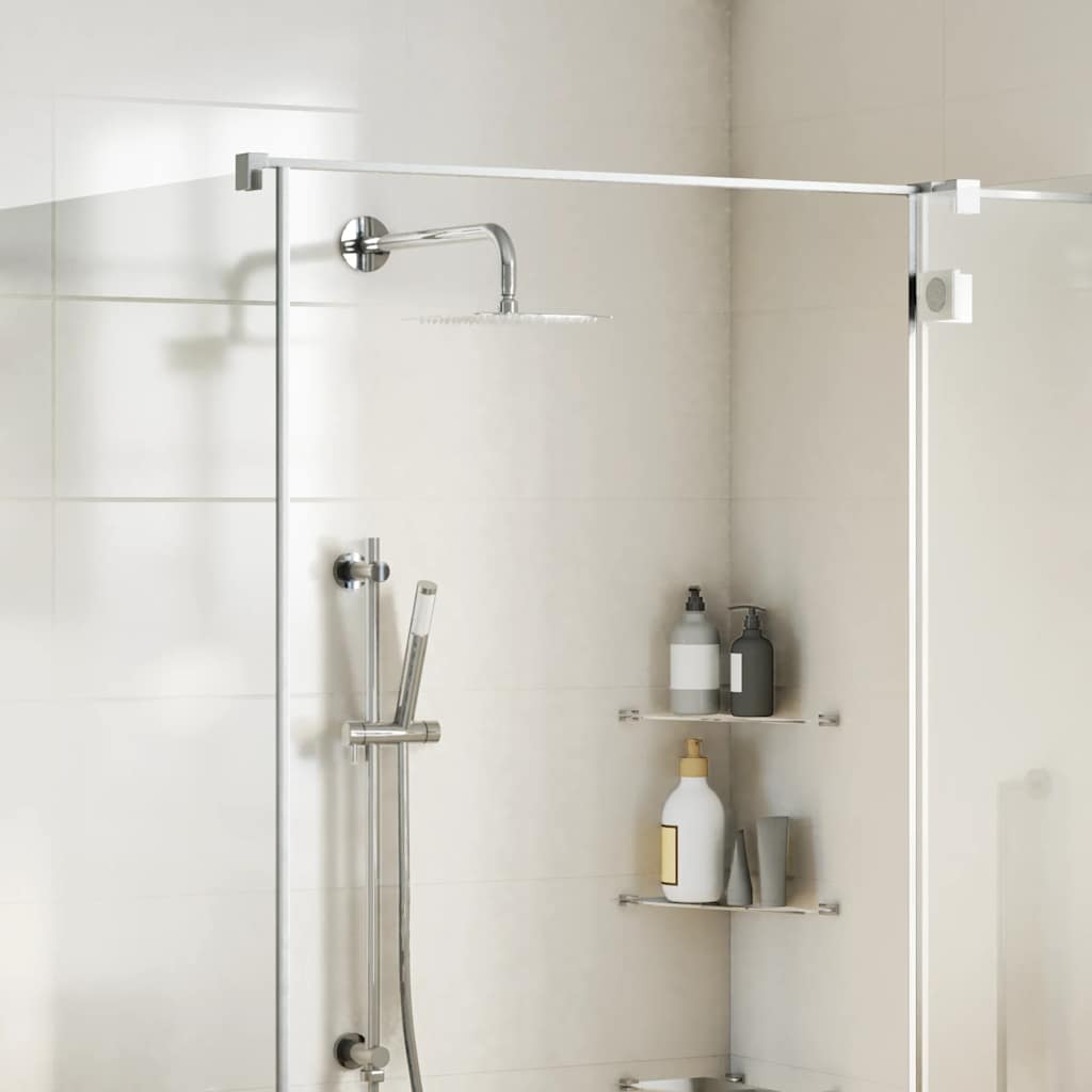 Pomme de douche pluie acier inoxydable 304 20x20 cm carrée