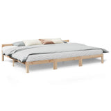 Cadre de lit familial sans matelas 270x200cm bois massif de pin