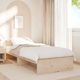 Lit de jour avec matelas 100x200 cm bois de pin massif