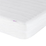 Lit de jour avec matelas blanc 100x200 cm bois de pin massif