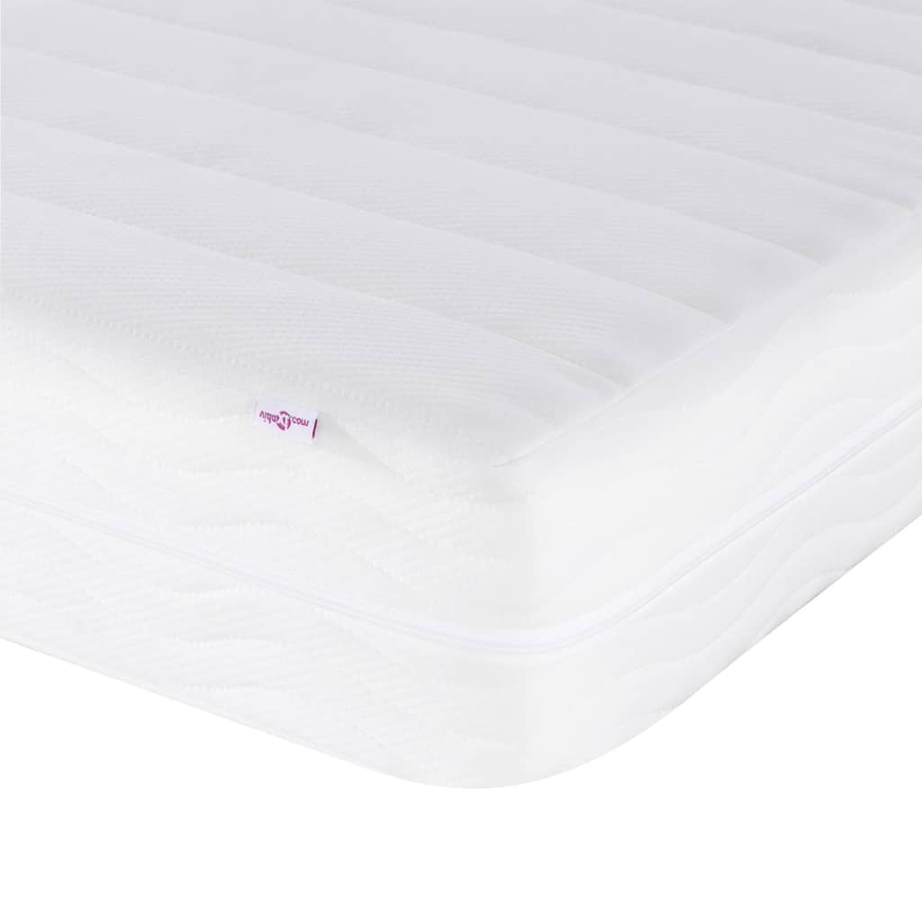 Lit de jour avec matelas blanc 80x200 cm bois de pin massif