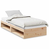 Lit de jour avec matelas 90x190 cm bois de pin massif