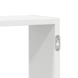 Étagère cube murale 5 compartiments blanc bois d'ingénierie