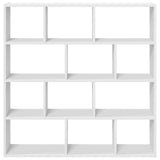 Étagère cube murale 12 compartiments blanc bois d'ingénierie