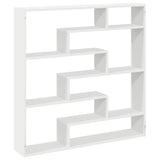 Étagère cube murale 7 compartiments blanc bois d'ingénierie