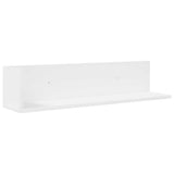 Étagères murales 2 pcs blanc 75x16,5x16,5 cm bois d'ingénierie