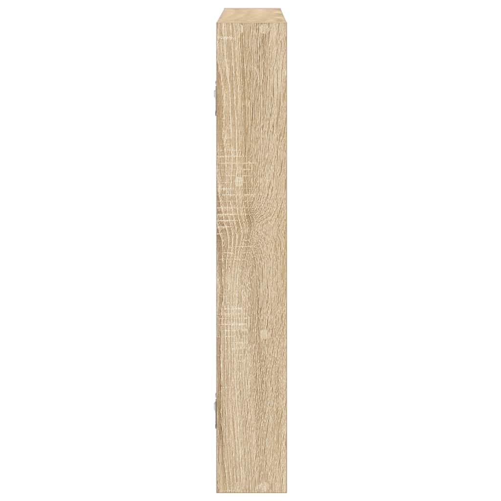 Étagère murale chêne sonoma 43x9x60 cm bois d'ingénierie