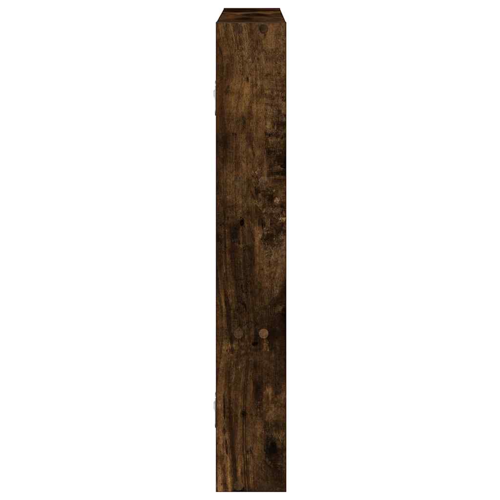 Étagère murale chêne fumé 43x9x60 cm bois d'ingénierie