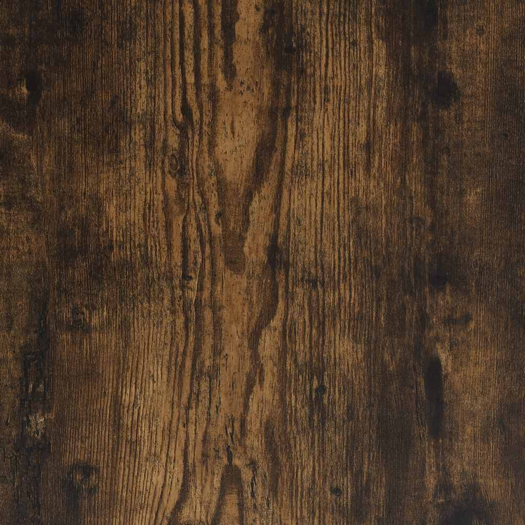 Étagère murale chêne fumé 43x9x60 cm bois d'ingénierie